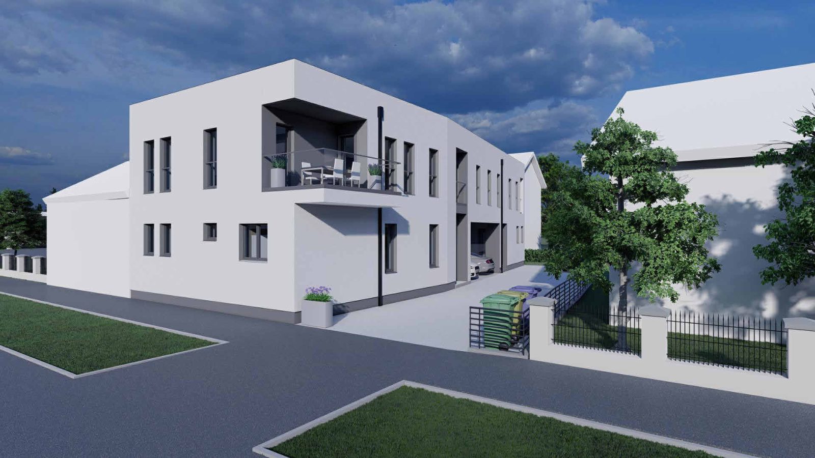 Vizualizacija stambene zgrade — Kolodvorska ulica 37, Koprivnica